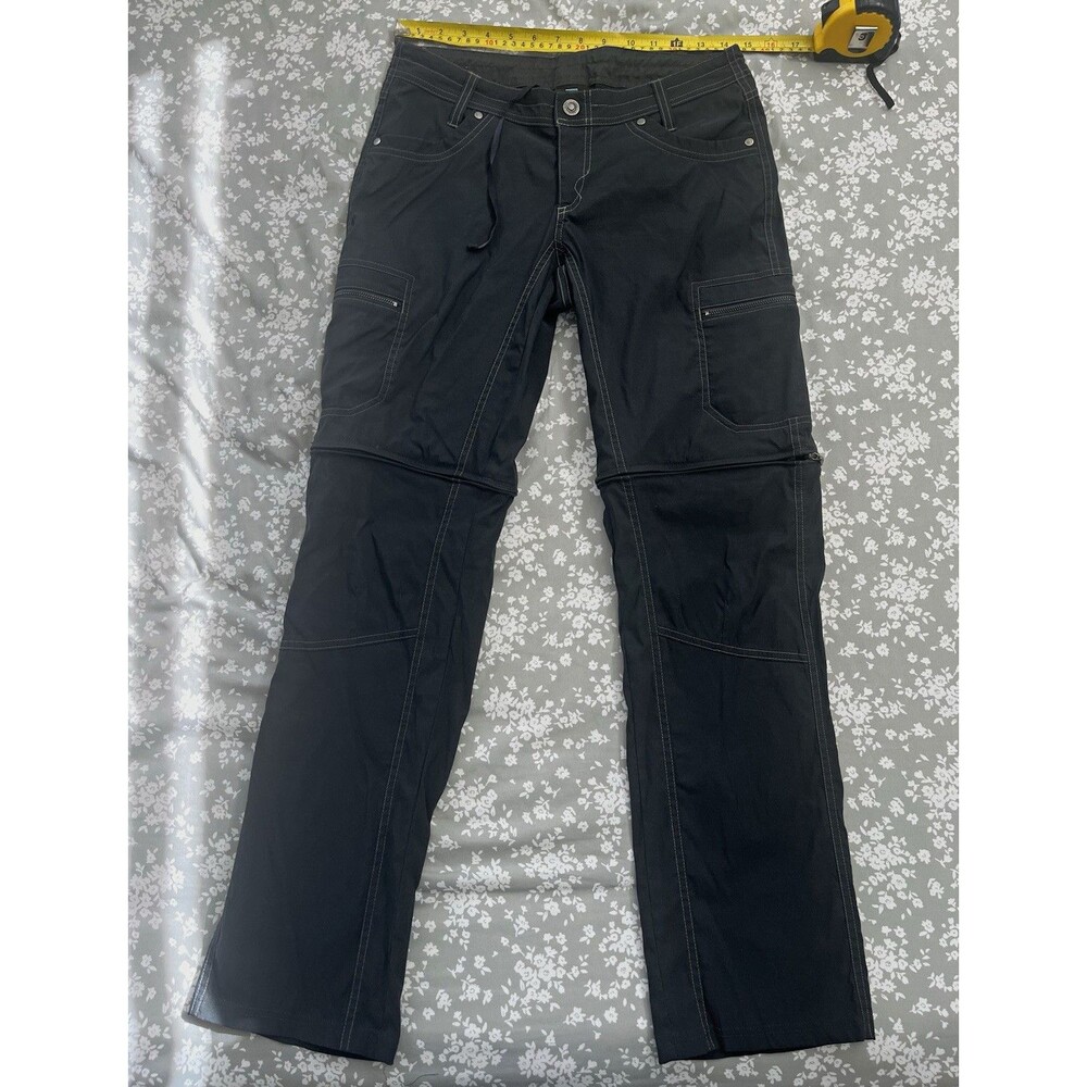 KUHL Kliffside Convertible Cargo Hiking Pants Women's Size 6 Regular Charcoal